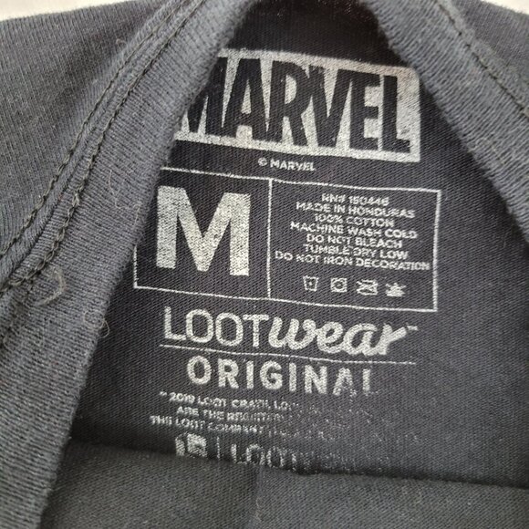 Marvel Dead Pool T-shirt Men's M Black Graphic Lootwear Original - Picture 6 of 8